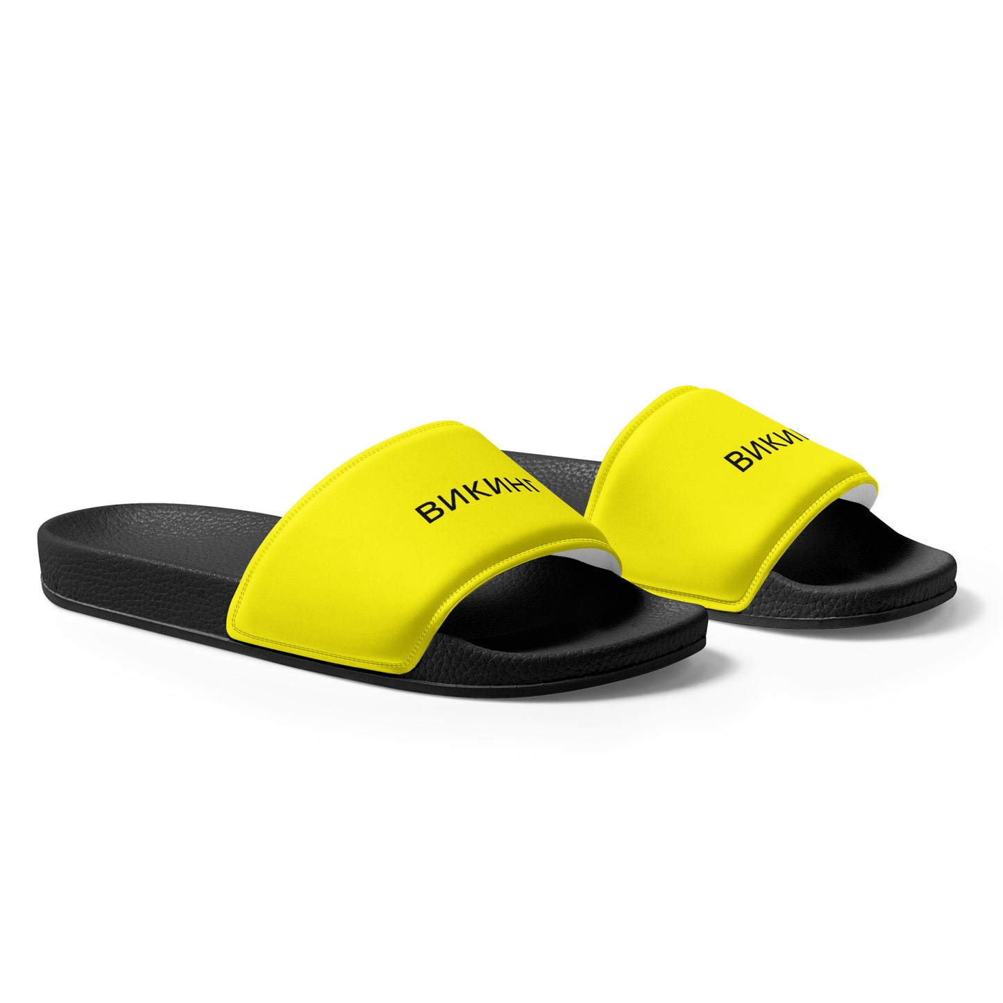 ВИКИНГ Original Bumble Bee Yellow Slides Women’s