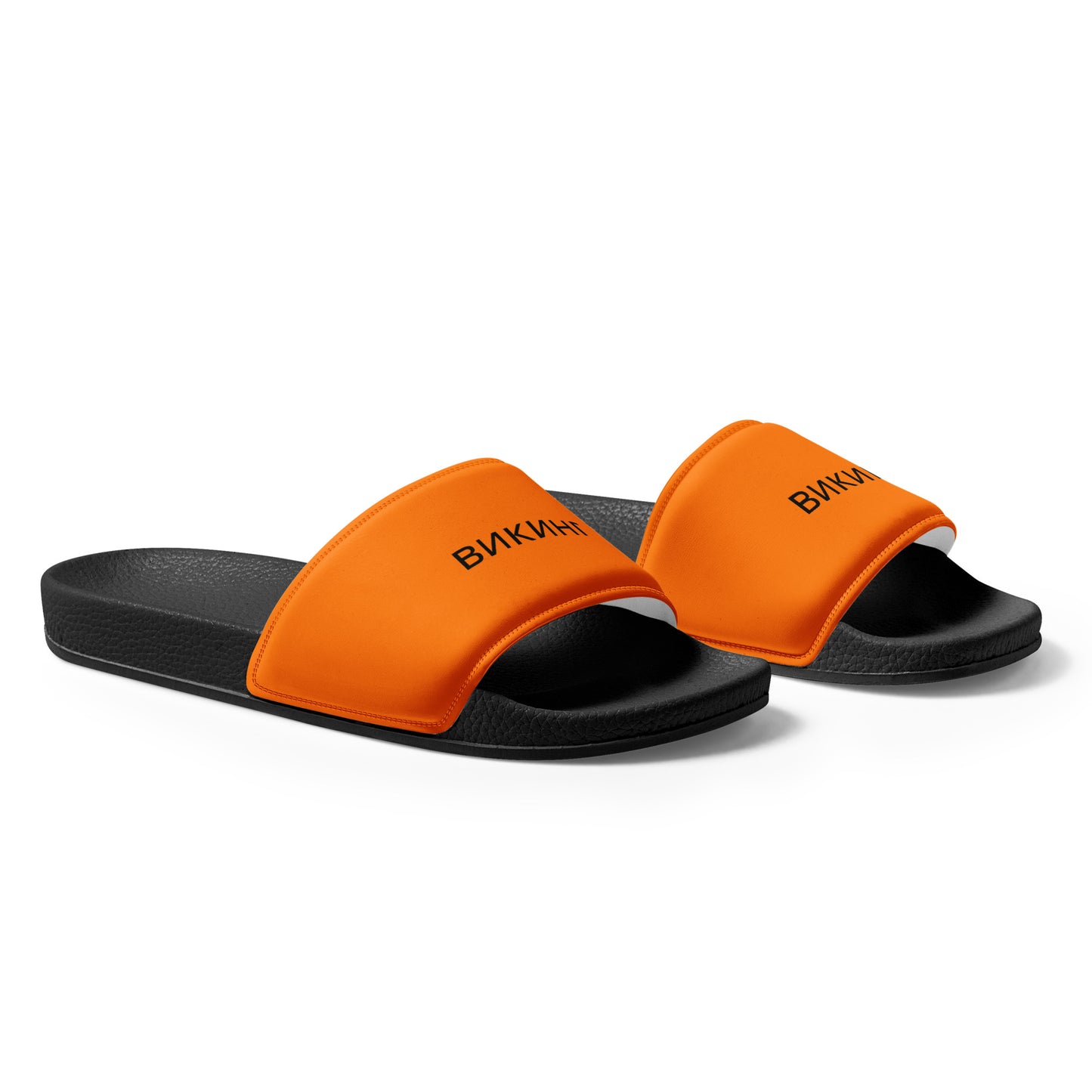 ВИКИНГ Original Tangerine Orange Slides Women’s