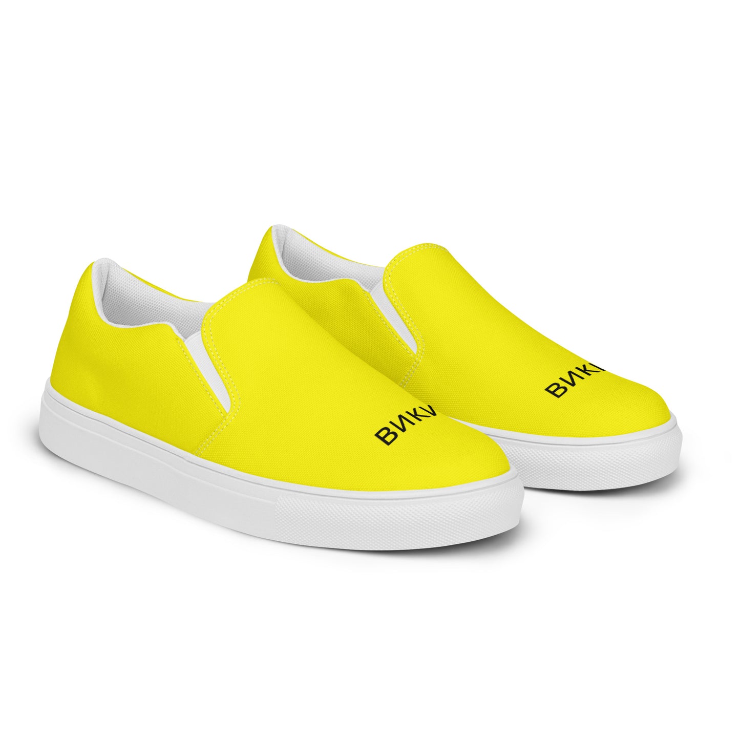 ВИКИНГ Original Bumble Bee Yellow Slip On Canvas Shoes Women’s