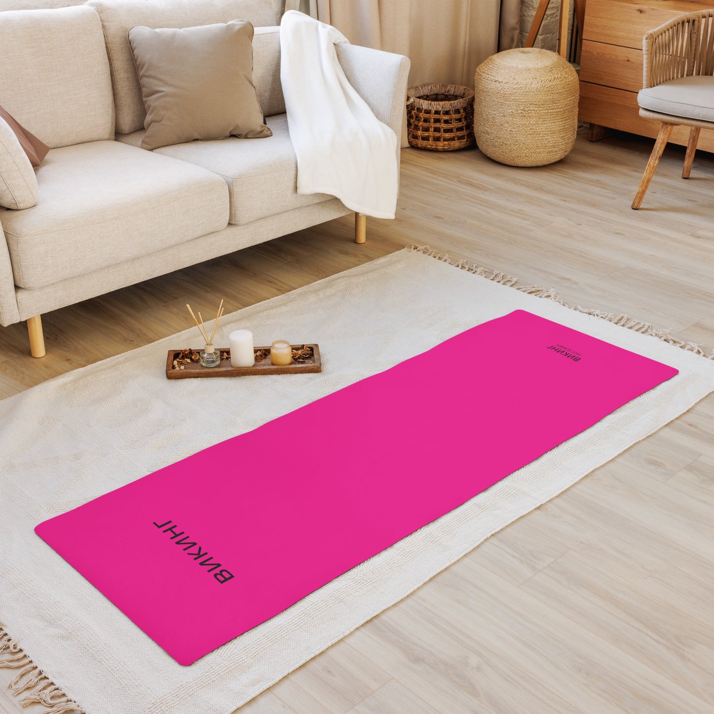 ВИКИНГ Original Bright Pink Yoga Mat