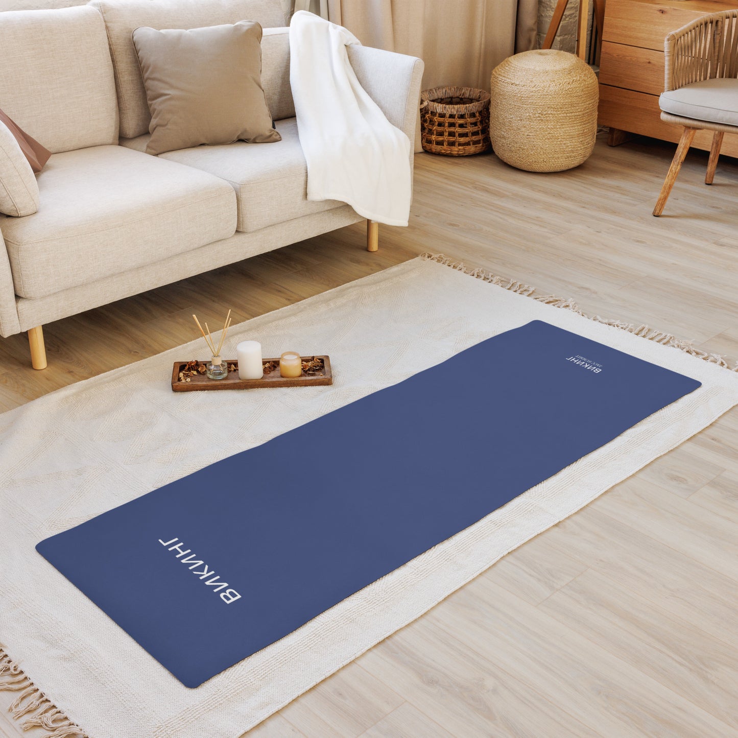 ВИКИНГ Original Navy Blue Yoga Mat